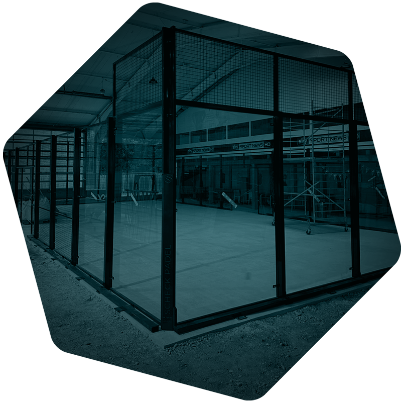 Padel Court bauen - Bauplanung Slogan